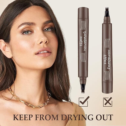LAST DAY - BUY 1 GET 1 FREE JUST $11.9 EACH 2026 Upgraded Natural Brows Eyebrow Pen