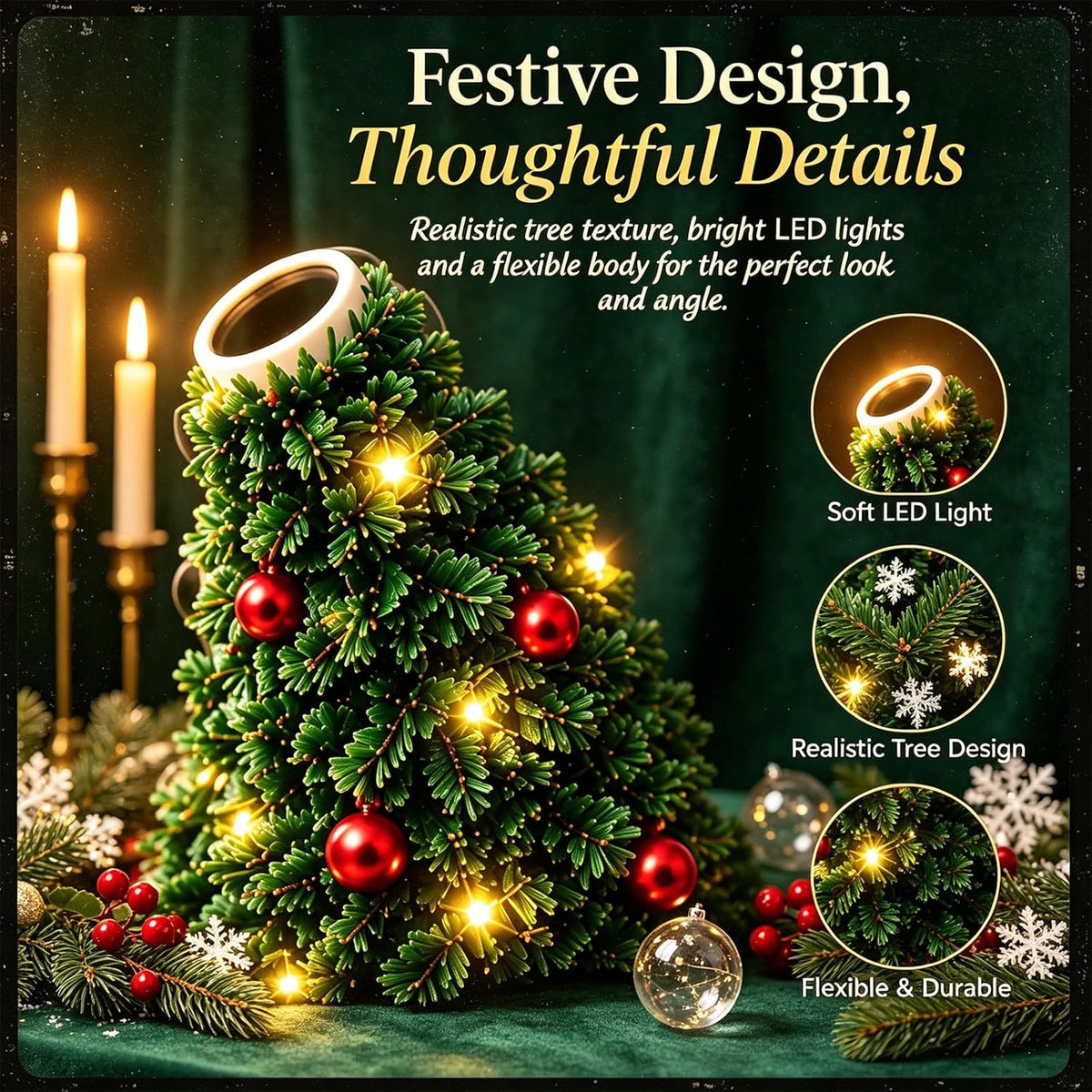 Christmas Tree Ceiling Projector Night Light