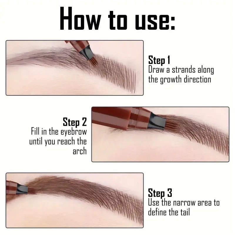 LAST DAY - BUY 1 GET 1 FREE JUST $11.9 EACH 2026 Upgraded Natural Brows Eyebrow Pen