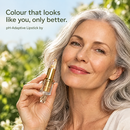 Lipstick for Mature Lips-2-in-1 Color-Adapting Lipstick & Balm