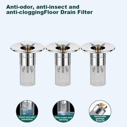 Last Day Promotion 49% OFF Pop Up Sink Drain Strainer----Removes odors and prevents blockages