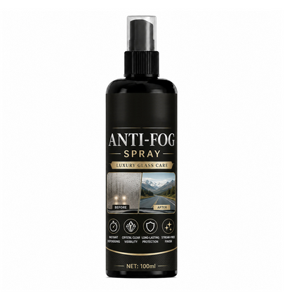 Car Glass Anti‑Fog Spray‑ 24H Long‑Lasting Streak‑Free Defogger Spray